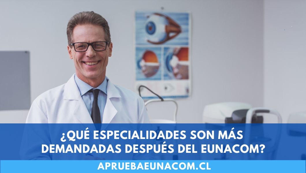 ¿Qué especialidades son más demandadas después del EUNACOM?